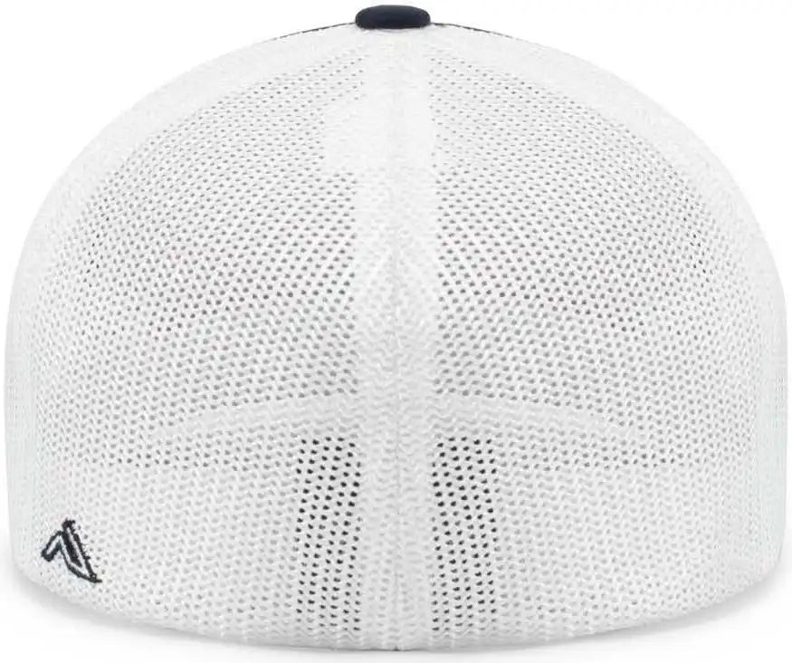 Pacific Headwear 404m Trucker Flexfit Cap - Red Navy