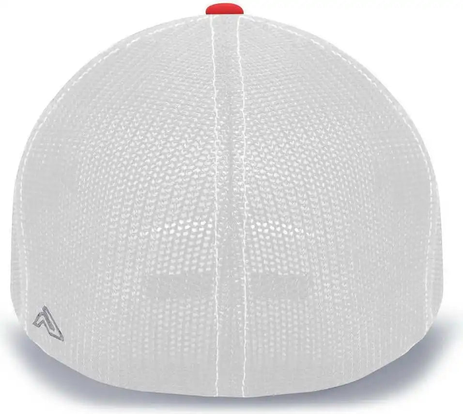 Pacific Headwear 404m Trucker Flexfit Cap - Royal White Red
