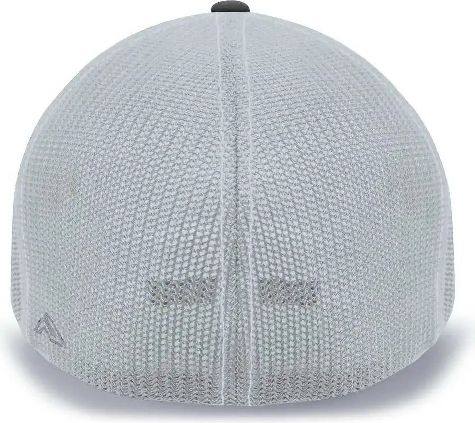 Pacific Headwear 404m Trucker Flexfit Cap - Silver Black