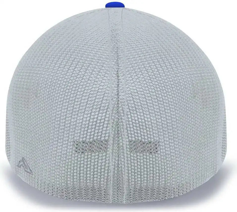 Pacific Headwear 404m Trucker Flexfit Cap - Silver Royal