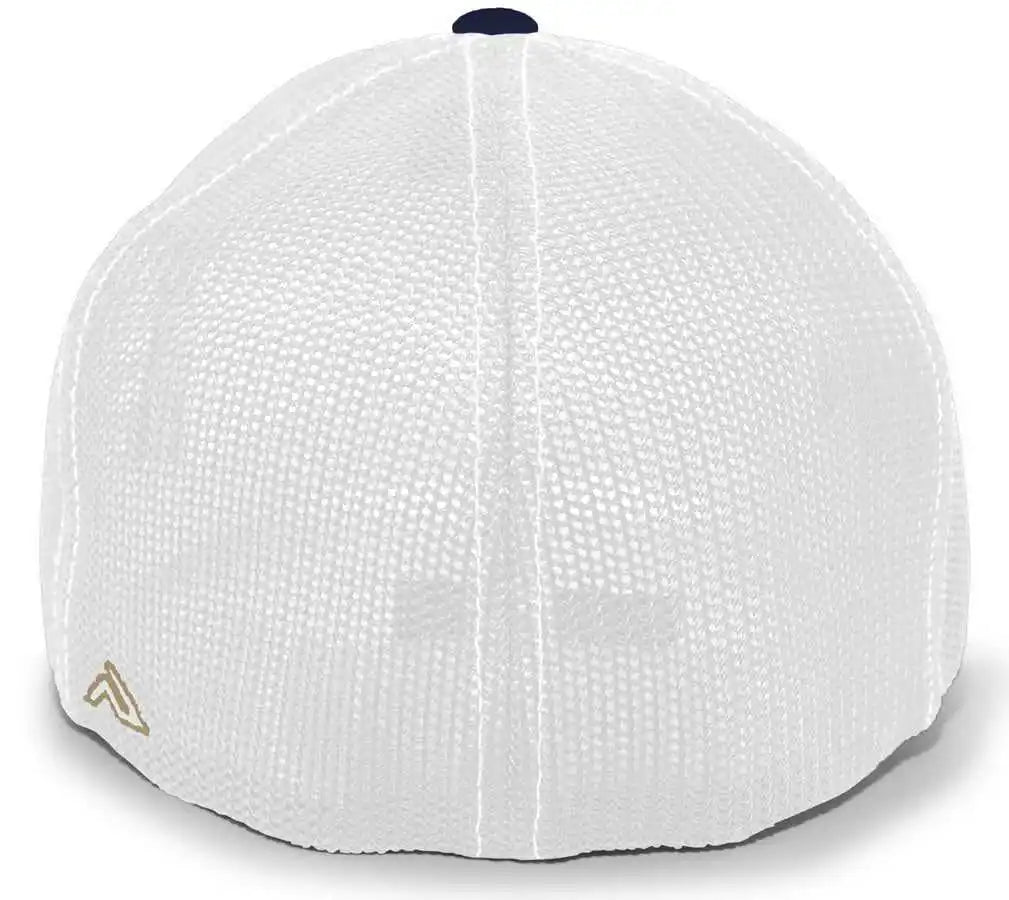 Pacific Headwear 404m Trucker Flexfit Cap - Vegas Gold Navy