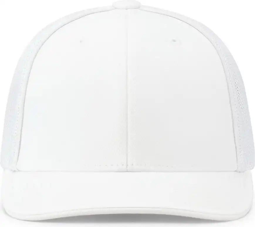 Pacific Headwear 404m Trucker Flexfit Cap - White
