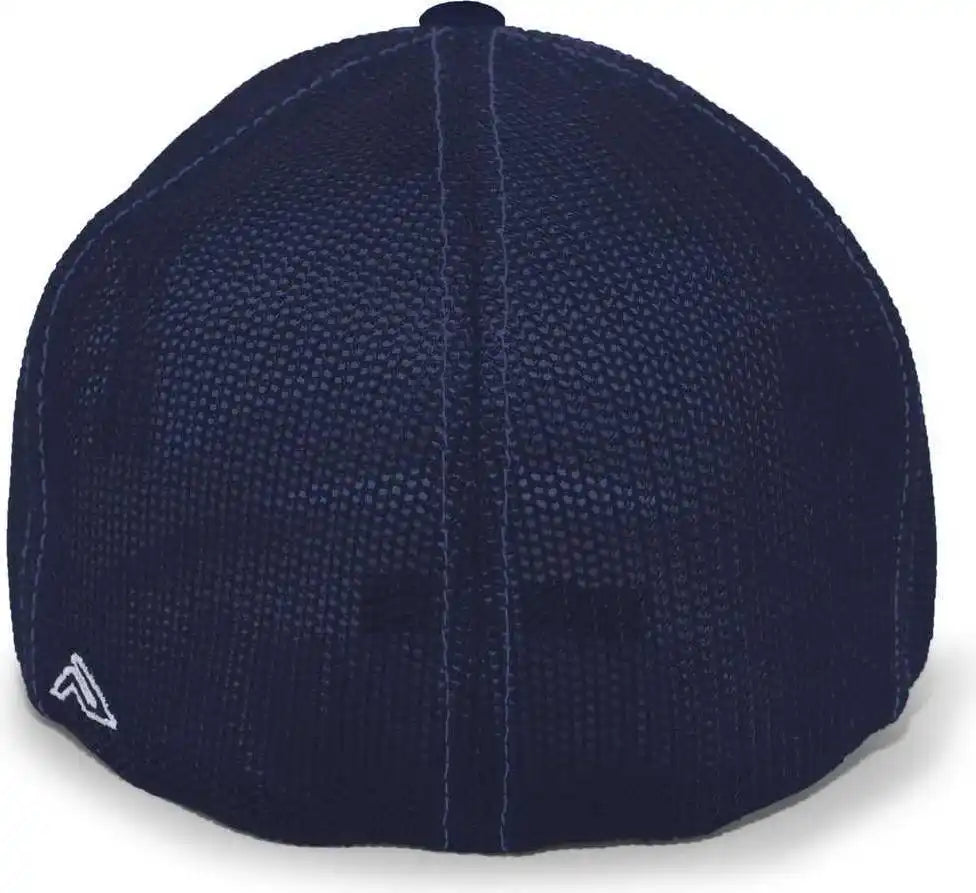 Pacific Headwear 404m Trucker Flexfit Cap - White Navy