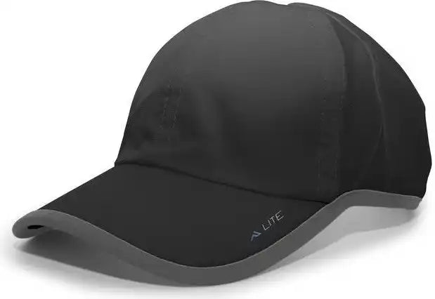 Pacific Headwear 410l Active Cap Hook-and-loop - Black Graphite - Dark Gray / 7’’ - 7 7/8’’