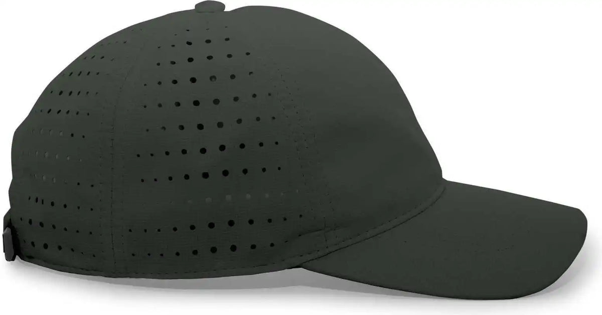 Pacific Headwear 425l Light-weight Perforated Hook-and-loop Cap - Dark Green - Forest / 7’’ - 7 7/8’’