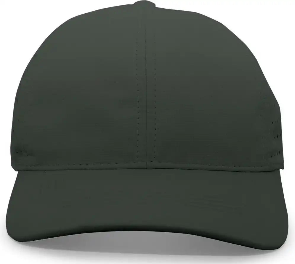 Pacific Headwear 425l Light-weight Perforated Hook-and-loop Cap - Dark Green - Forest / 7’’ - 7 7/8’’