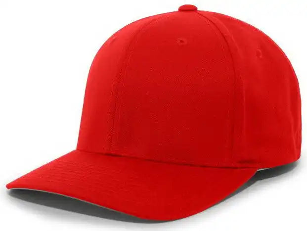 Pacific Headwear 430c Cotton-poly Flexfit Cap - Red - 6 1/2’’ - 7’’