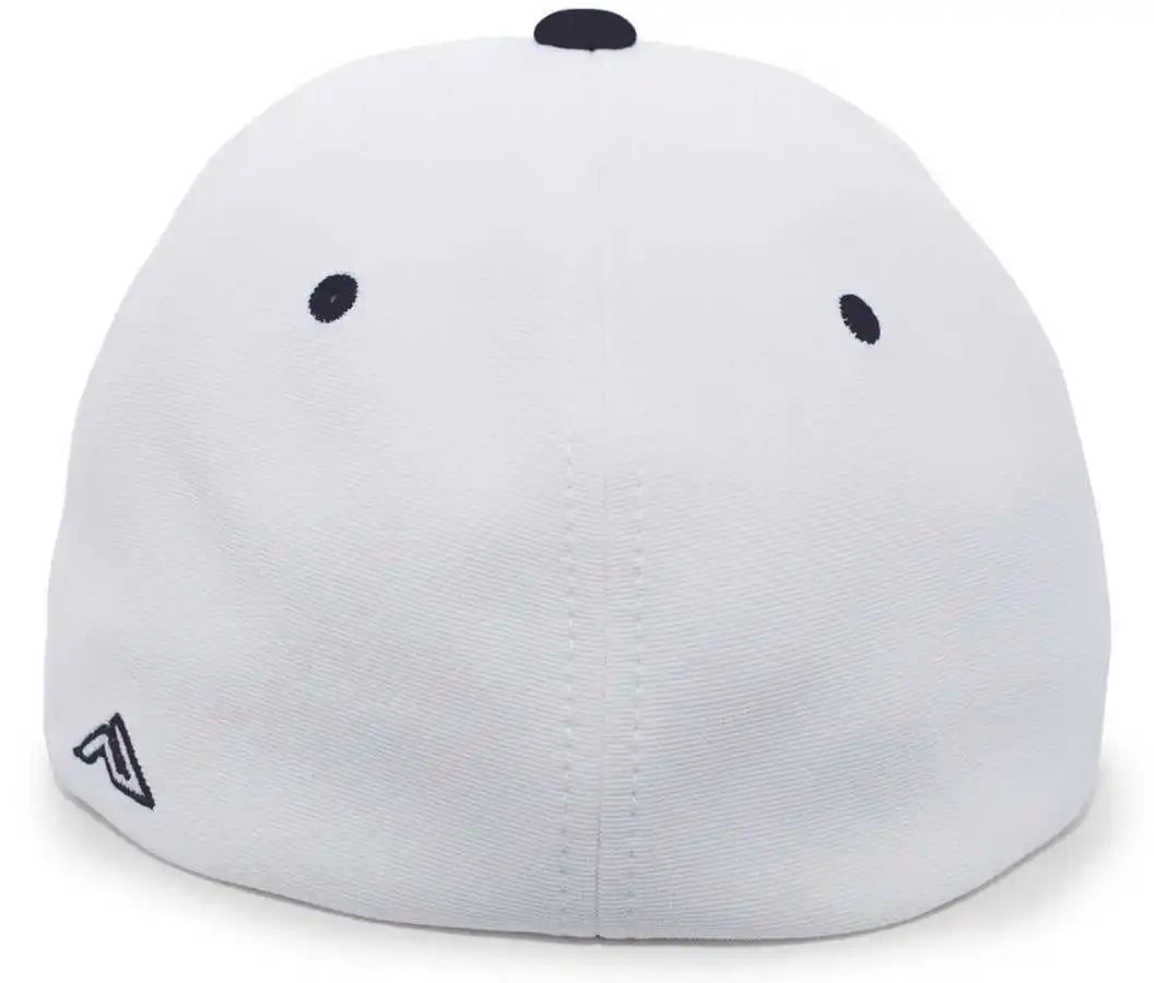 Pacific Headwear 498f M2 Performance Flexfit Cap - White Navy