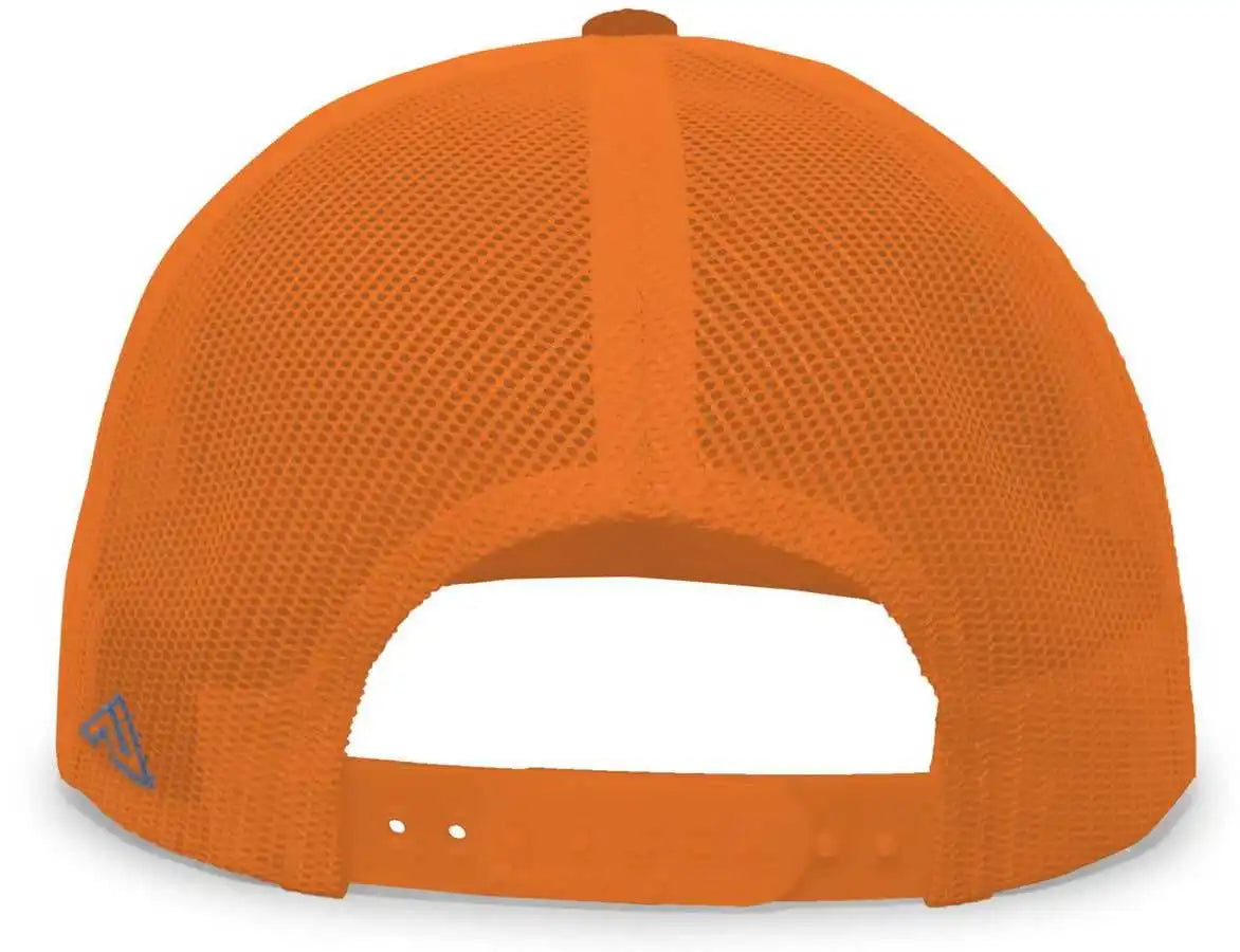 Pacific Headwear 4d3 Trucker D-series Snapback Cap - Graphite Neon Orange - Dark Gray / 7’’ - 7 7/8’’