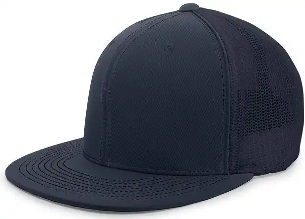 Pacific Headwear 4d5 D-series Trucker Flexfit Cap - Navy
