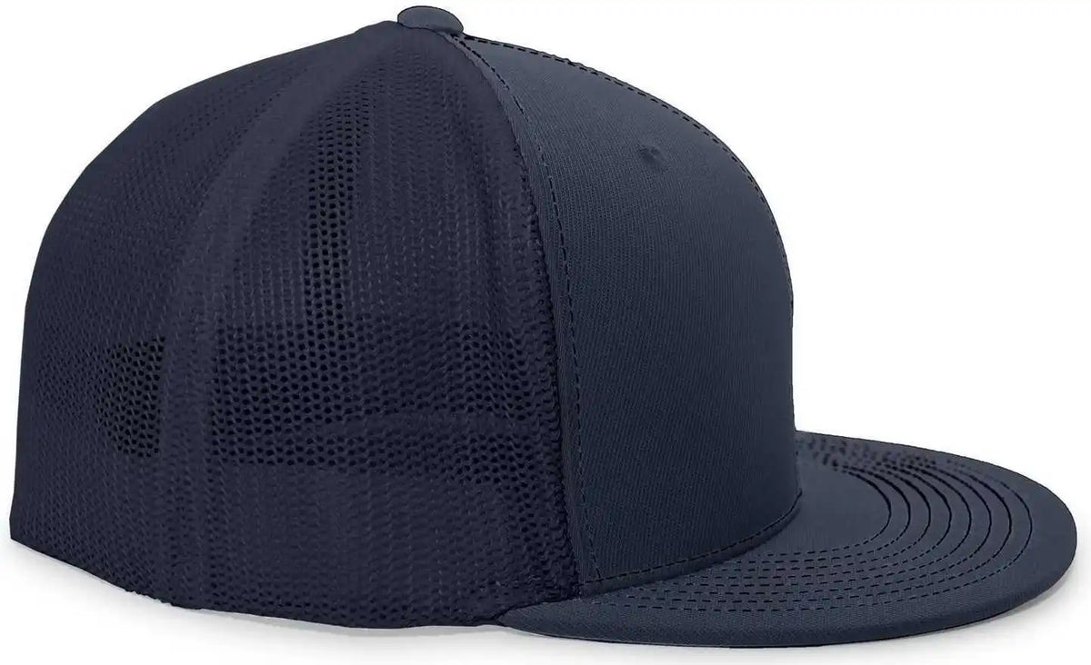 Pacific Headwear 4d5 D-series Trucker Flexfit Cap - Navy