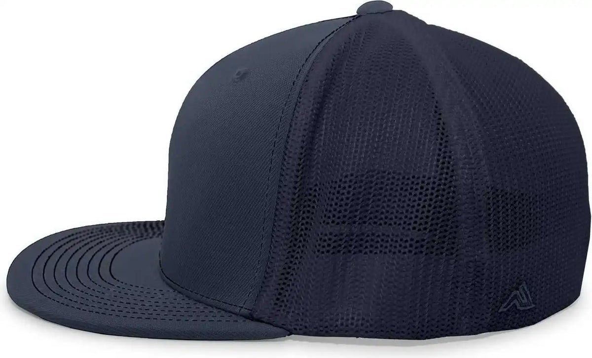 Pacific Headwear 4d5 D-series Trucker Flexfit Cap - Navy