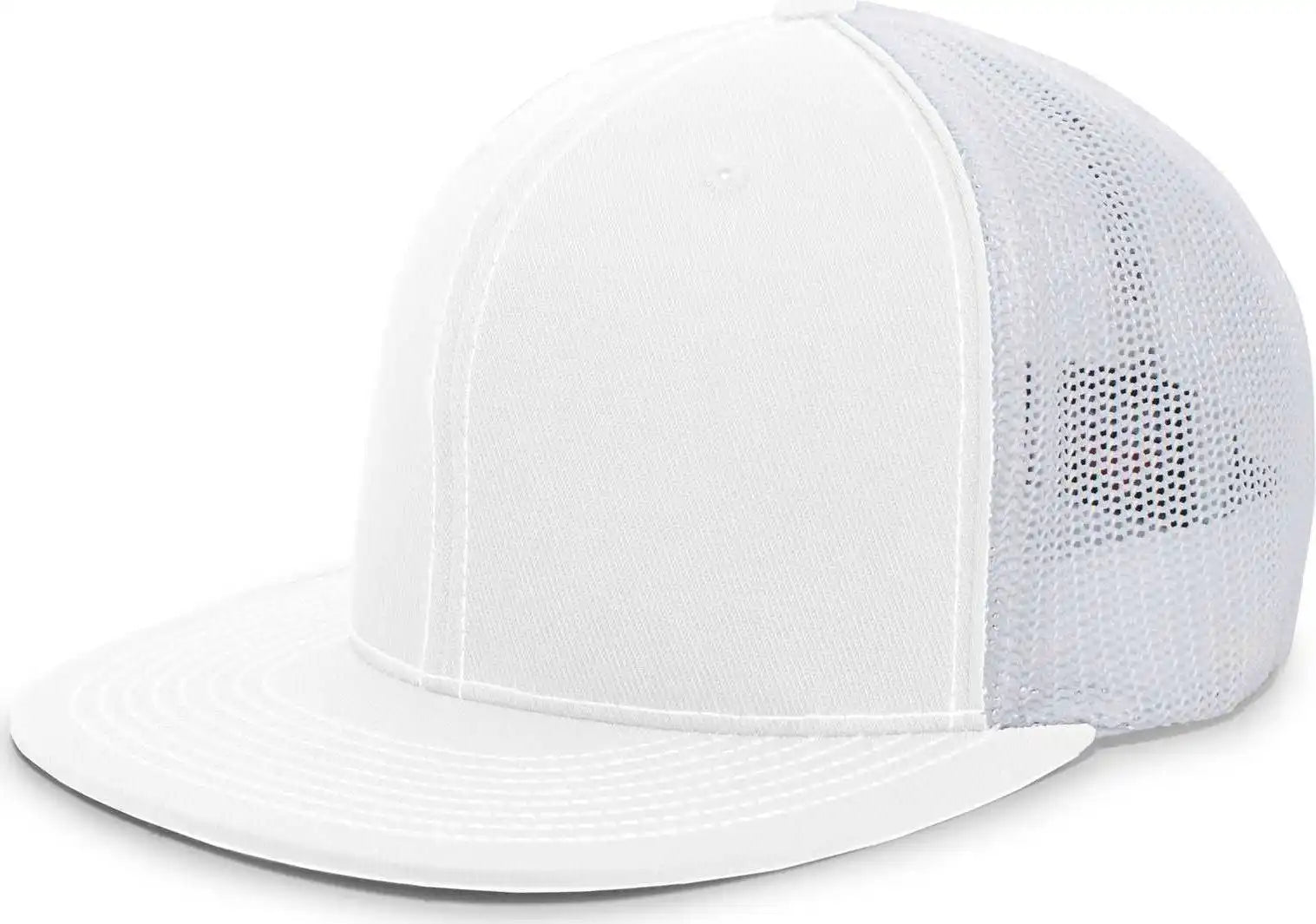 Pacific Headwear 4d5 D-series Trucker Flexfit Cap - White - 6 3/8’’ - 7/8’’