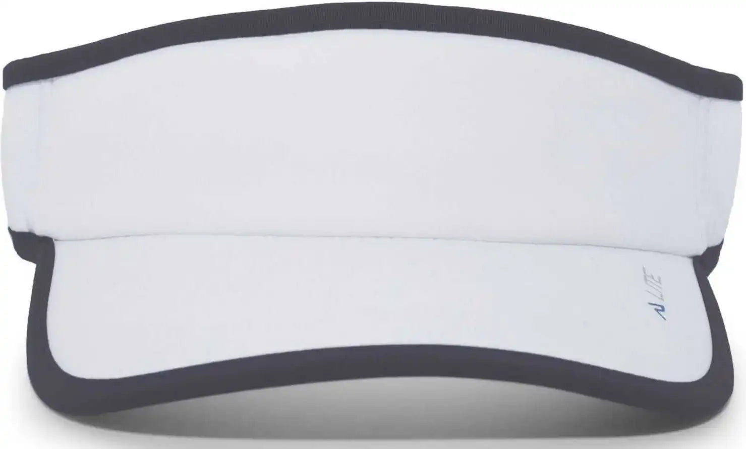 Pacific Headwear 510v Performance Hook-and-loop Visor - White Graphite - Dark Gray / 7’’ - 7 7/8’’