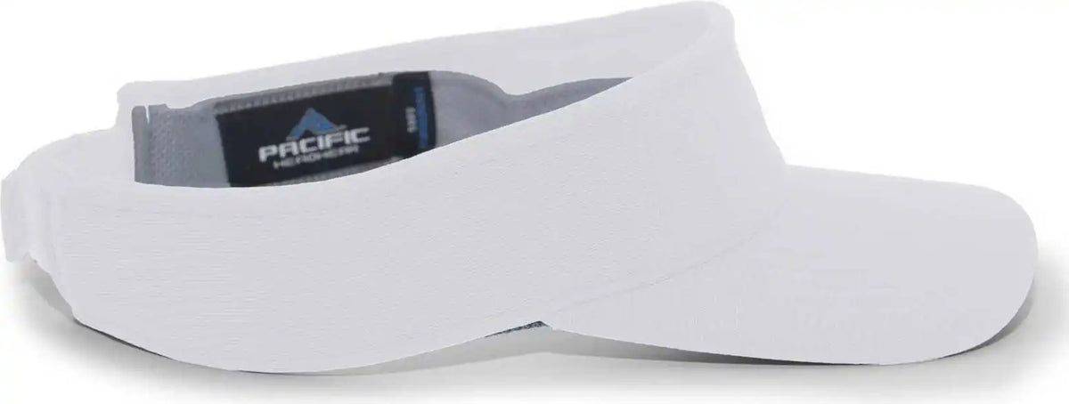 Pacific Headwear 598v M2 Performance Hook-and-loop Visor - Silver - Light Gray / 7’’ - 7 7/8’’