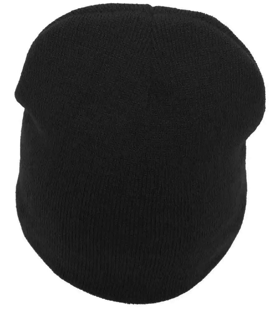 Pacific Headwear 601k Knit Beanie - Black - 7’’ - 7 7/8’’