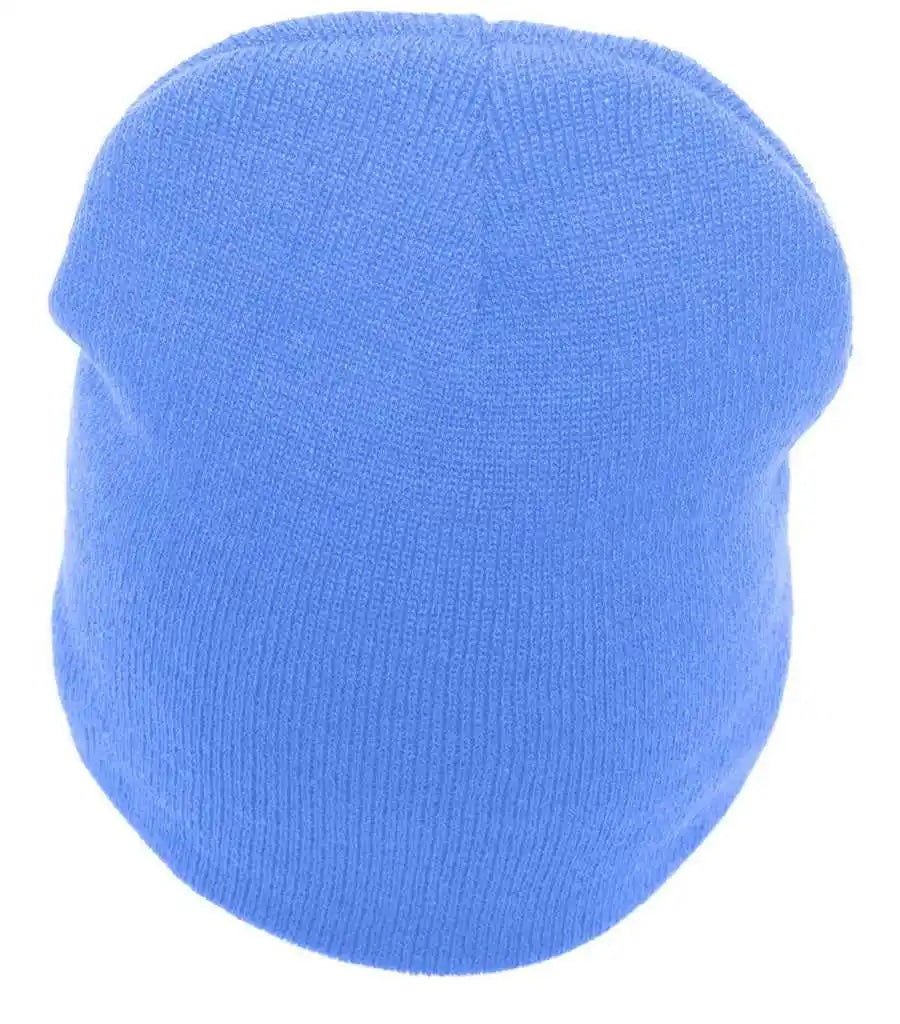 Pacific Headwear 601k Knit Beanie - Columbia Blue - 7’’ - 7 7/8’’