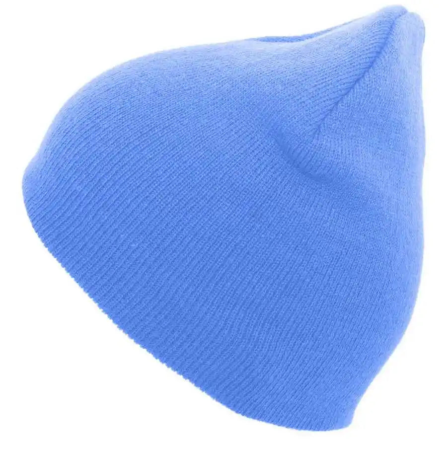 Pacific Headwear 601k Knit Beanie - Columbia Blue - 7’’ - 7 7/8’’