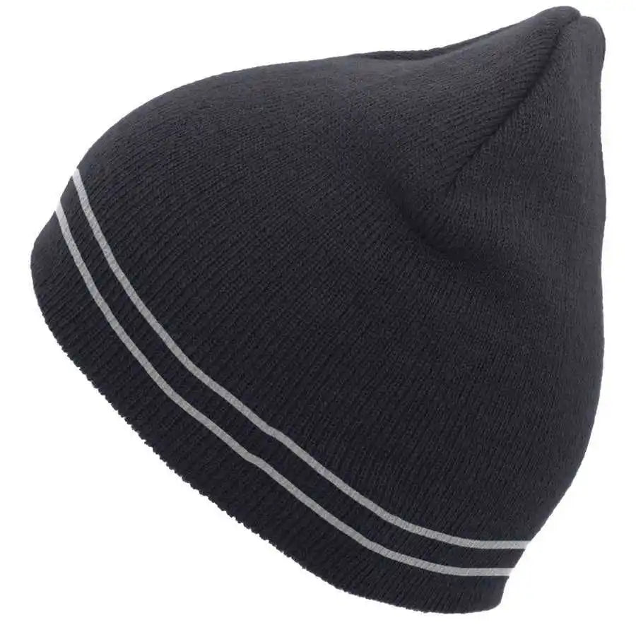 Pacific Headwear 601k Knit Beanie - Navy White - 7’’ - 7 7/8’’