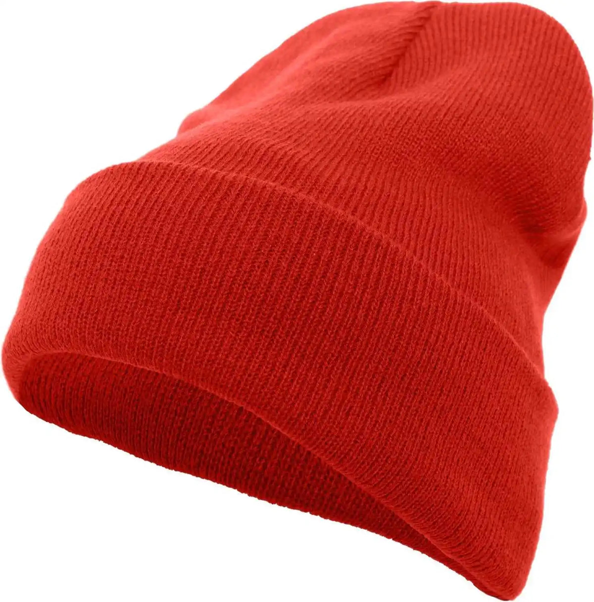 Pacific Headwear 621k Knit Cuff Beanie - Red - 7’’ - 7 7/8’’