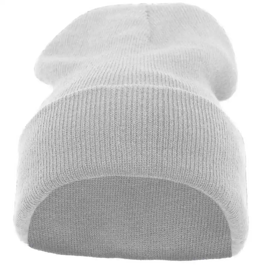 Pacific Headwear 621k Knit Cuff Beanie - Silver - Light Gray / 7’’ - 7 7/8’’