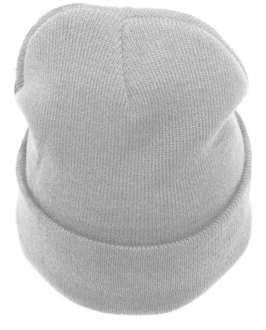 Pacific Headwear 621k Knit Cuff Beanie - Silver - Light Gray / 7’’ - 7 7/8’’
