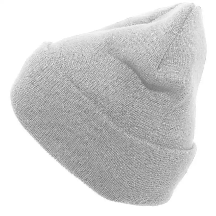 Pacific Headwear 621k Knit Cuff Beanie - Silver - Light Gray / 7’’ - 7 7/8’’