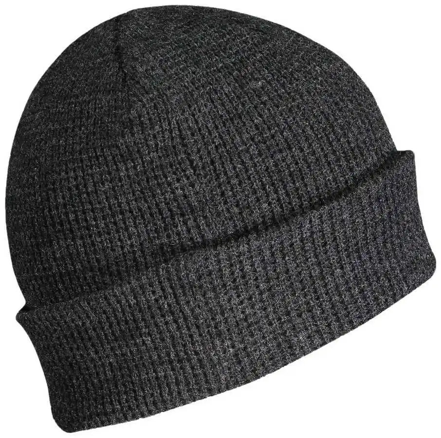 Pacific Headwear 627k Waffle Knit Cuff Beanie - Black - 7’’ - 7 7/8’’