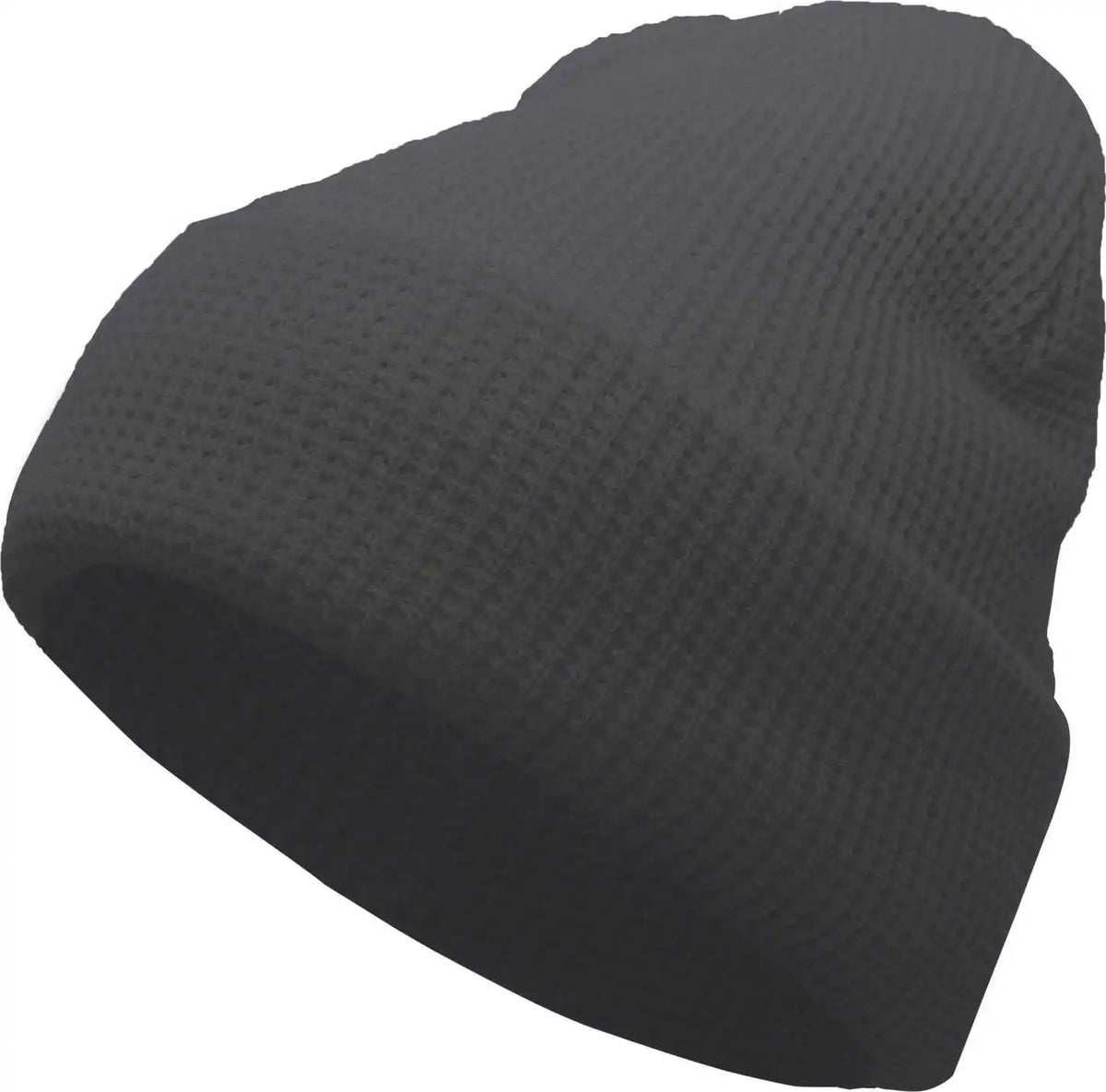 Pacific Headwear 627k Waffle Knit Cuff Beanie - Graphite - Dark Gray / 7’’ - 7 7/8’’