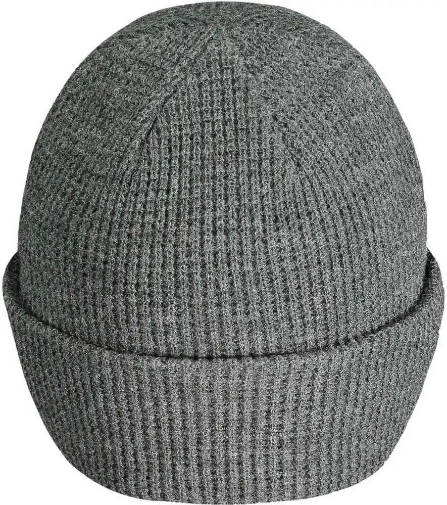Pacific Headwear 627k Waffle Knit Cuff Beanie - Graphite - Dark Gray / 7’’ - 7 7/8’’
