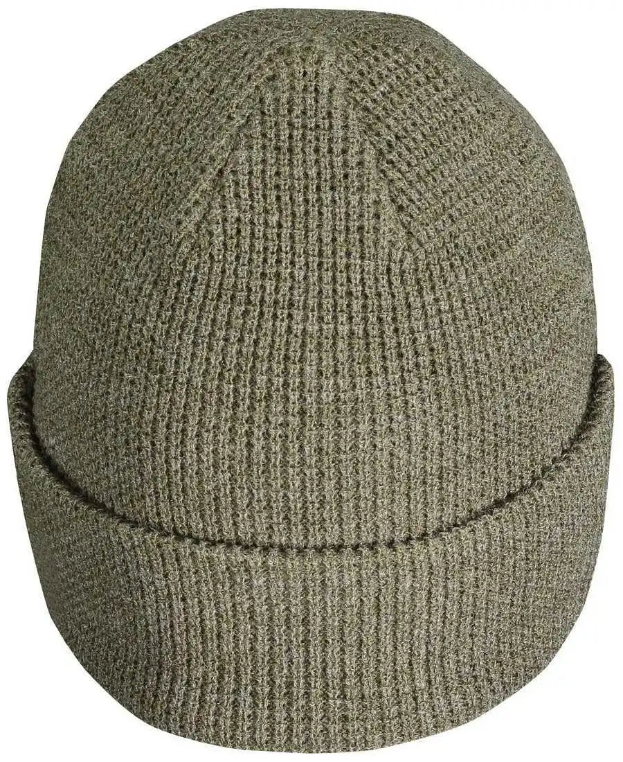 Pacific Headwear 627k Waffle Knit Cuff Beanie - Sage - Gray / 7’’ - 7 7/8’’