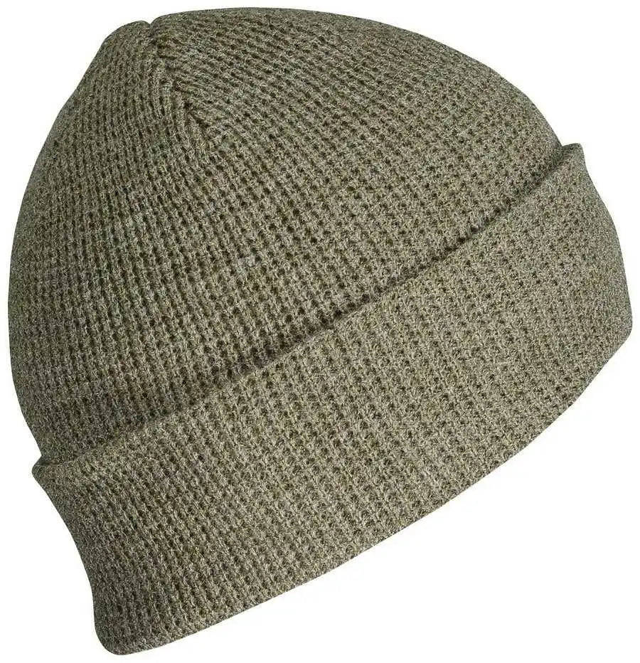 Pacific Headwear 627k Waffle Knit Cuff Beanie - Sage - Gray / 7’’ - 7 7/8’’