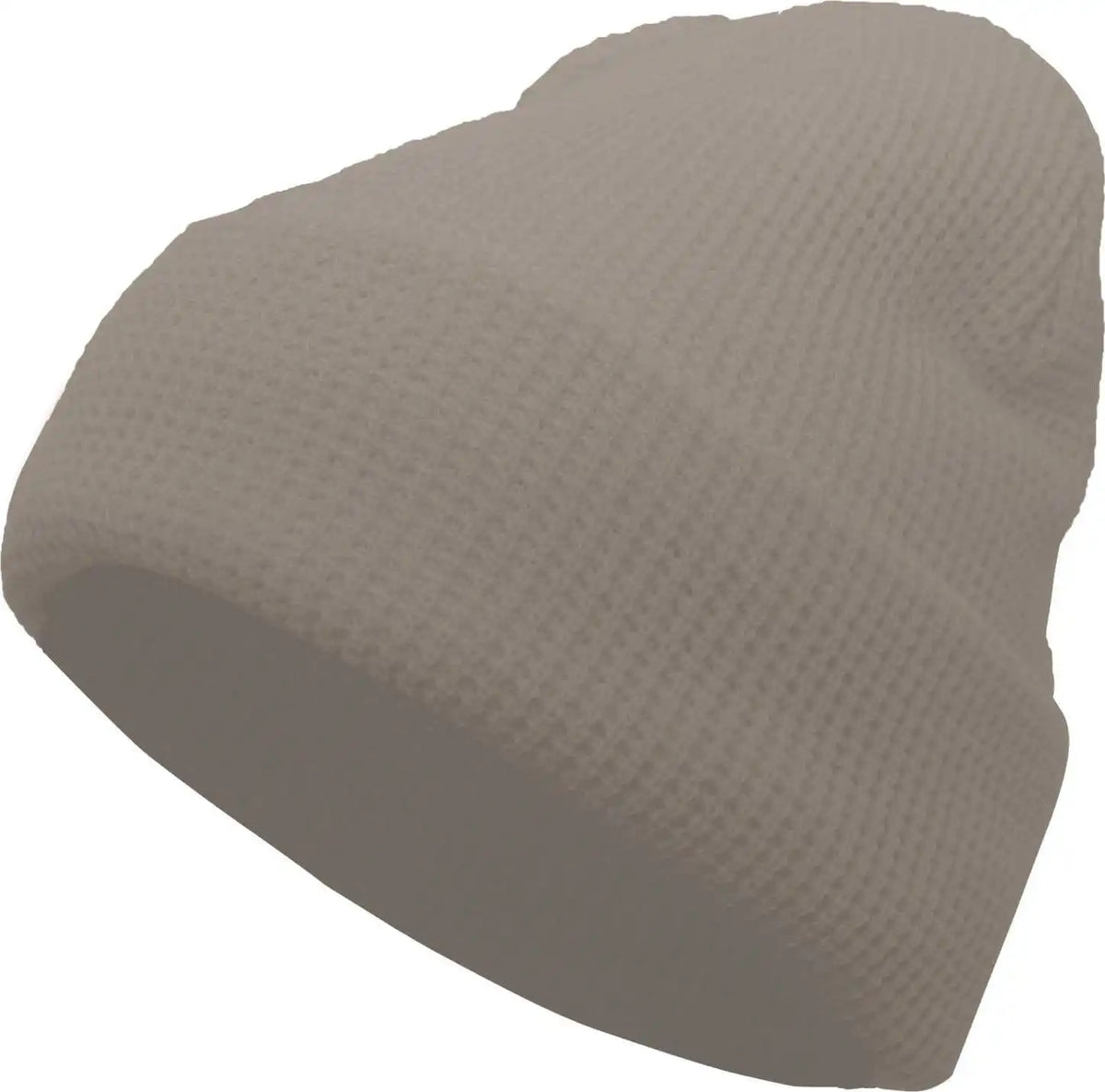 Pacific Headwear 627k Waffle Knit Cuff Beanie - Walnut - Dark Gray / 7’’ - 7 7/8’’