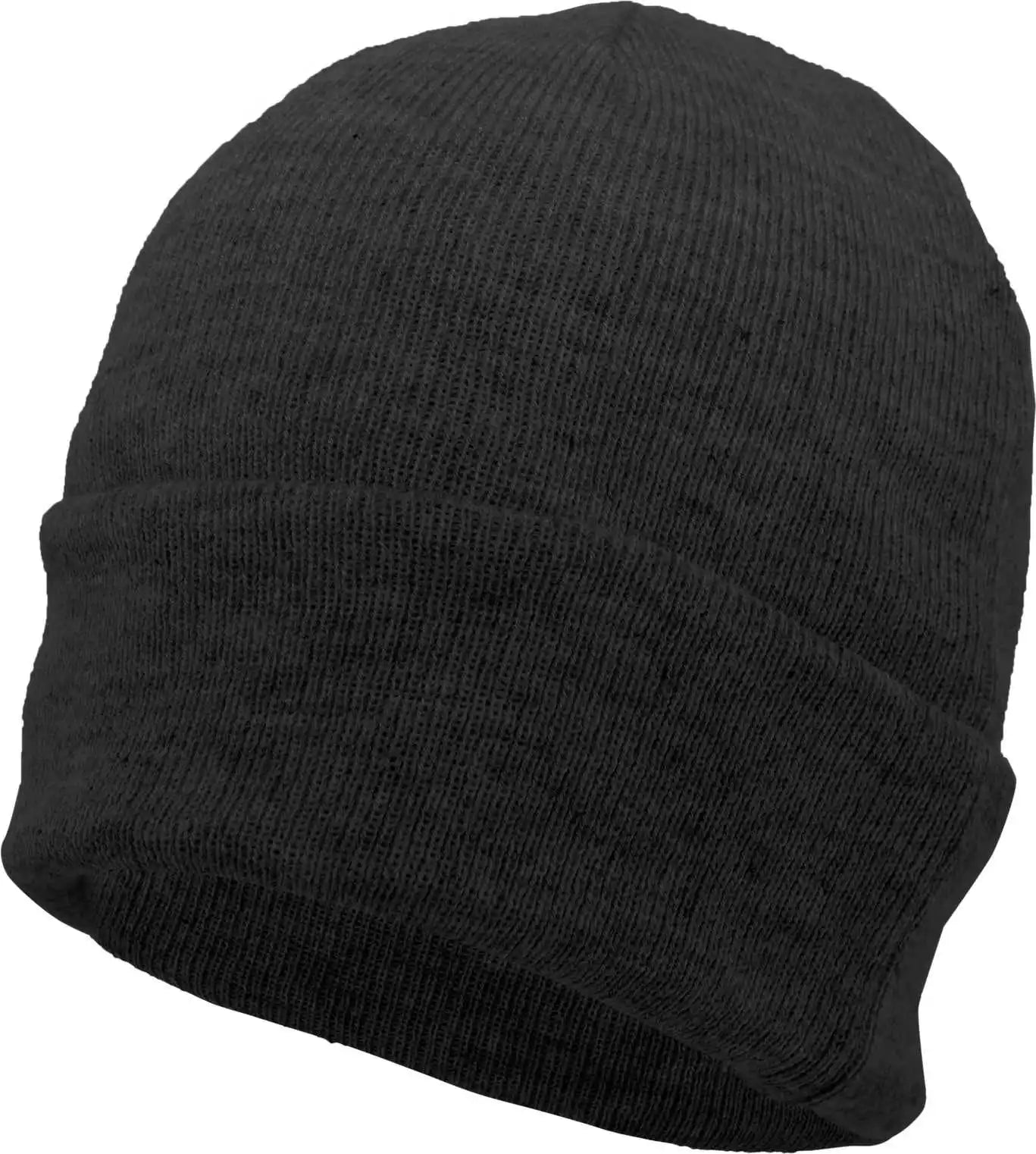 Pacific Headwear 650k Premium Cuff Beanie - Black - 7’’ - 7 7/8’’