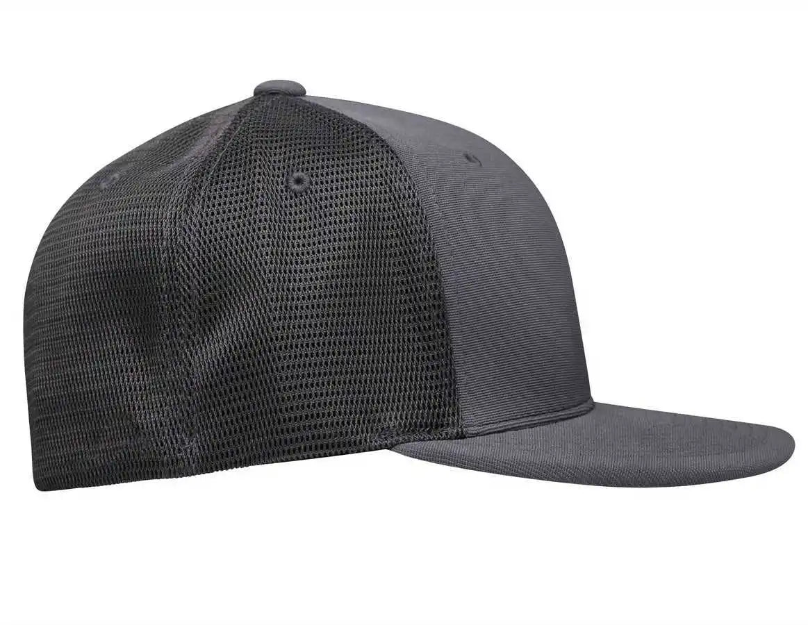 Pacific Headwear Es341 Premium M2 Performance Trucker Flexfit Cap - Graphite