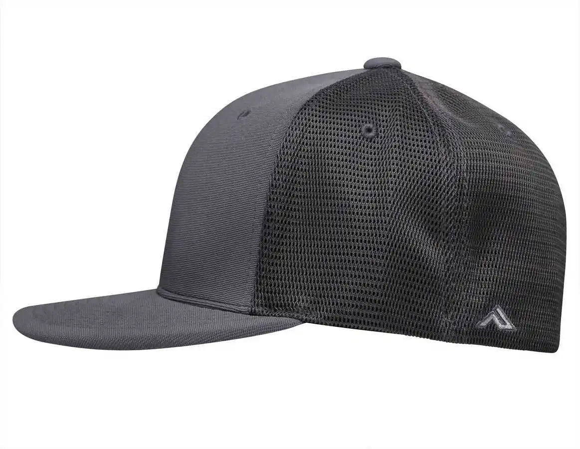 Pacific Headwear Es341 Premium M2 Performance Trucker Flexfit Cap - Graphite