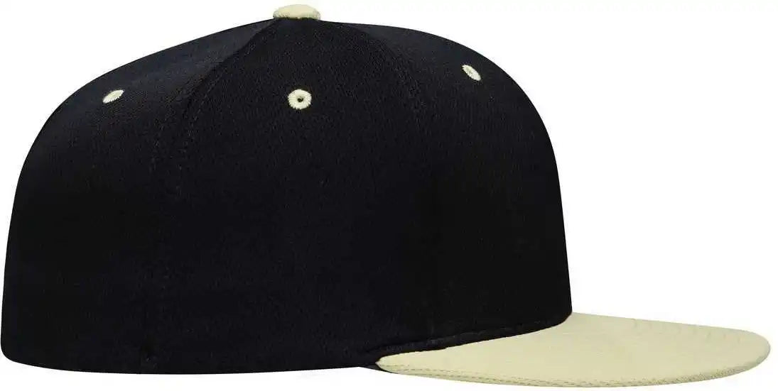Pacific Headwear Es342 Premium M2 Performance Trucker Flexfit Cap - Navy Vegas Gold
