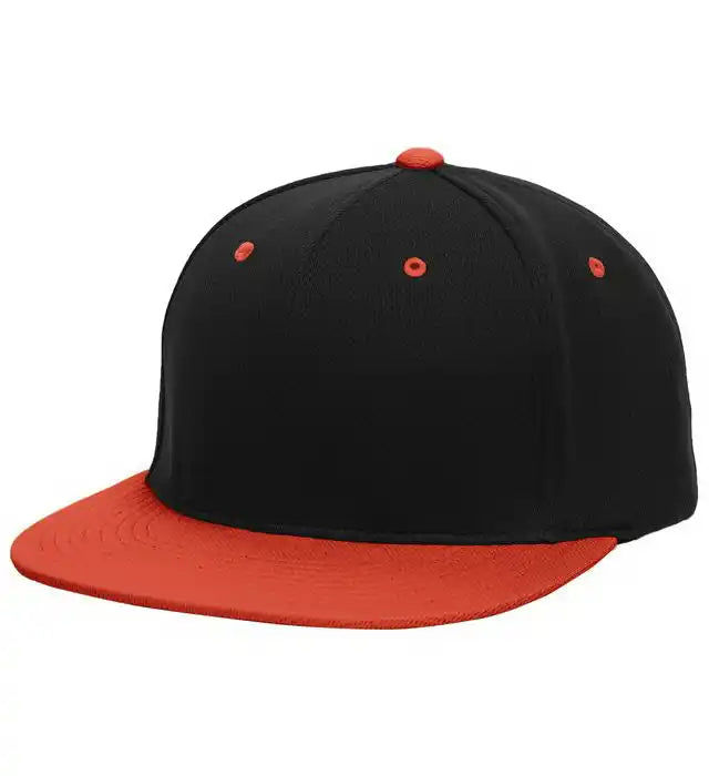Pacific Headwear Es342 Premium P-tec Performance Flexfit Cap - Black Orange