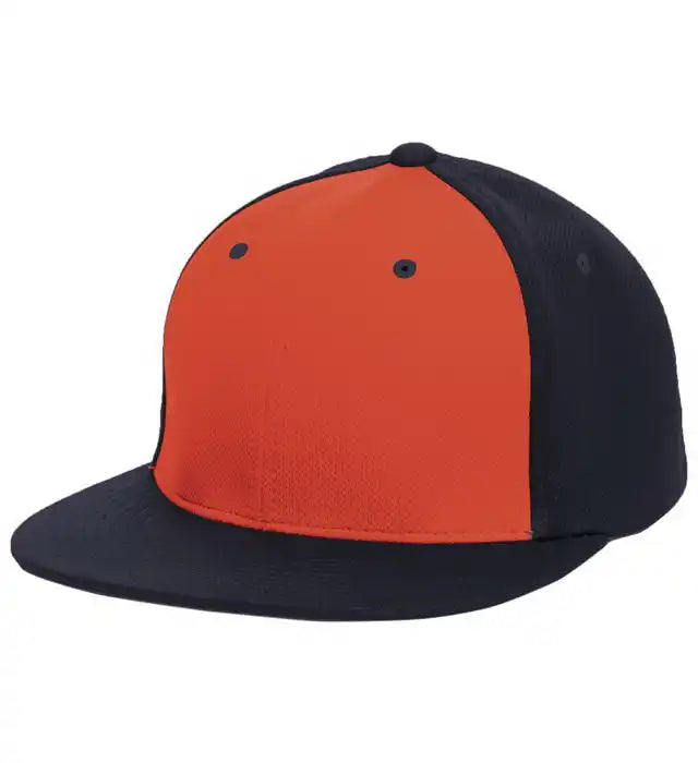 Pacific Headwear Es342 Premium P-tec Performance Flexfit Cap - Orange Navy - 6 3/8’’ - 7/8’’