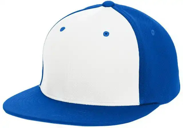 Pacific Headwear Es342 Premium P-tec Performance Flexfit Cap - White Royal - 6 3/8’’ - 7/8’’
