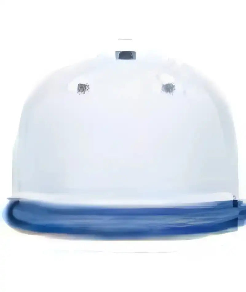 Pacific Headwear Es471 Premium Lightweight Perforated Pacflex Coolcore Cap - White Royal - 6 1/2’’ 7’’