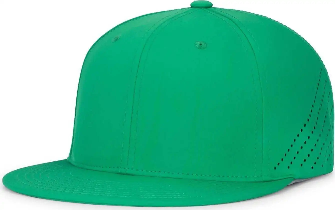 Pacific Headwear Es471 Premium Lightweight Perforated Pacflex Coolcore Cap - Kelly - 6 1/2’’ 7’’