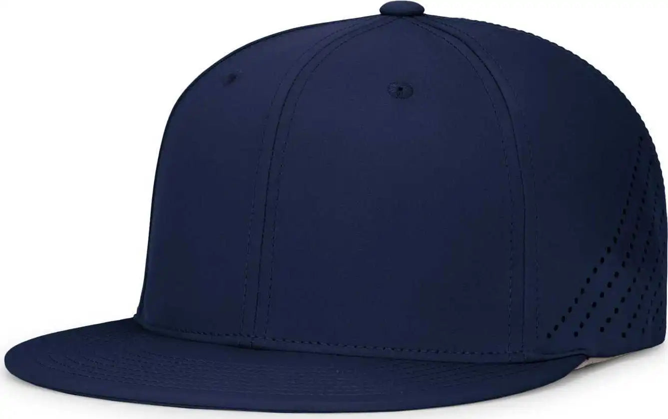 Pacific Headwear Es471 Premium Lightweight Perforated Pacflex Coolcore Cap - Navy - 6 1/2’’ 7’’