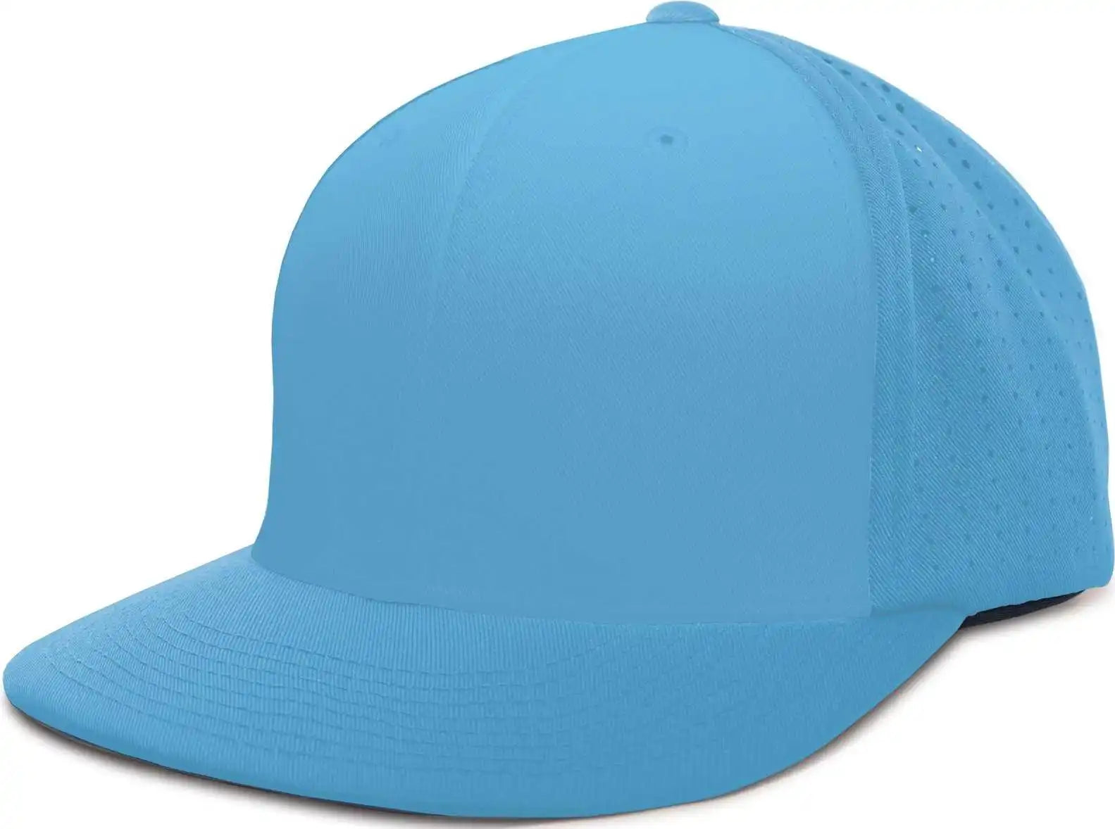 Pacific Headwear Es474 Perforated F3 Performance Flexfit Cap - Columbia Blue - 6 3/8’’ - 7/8’’