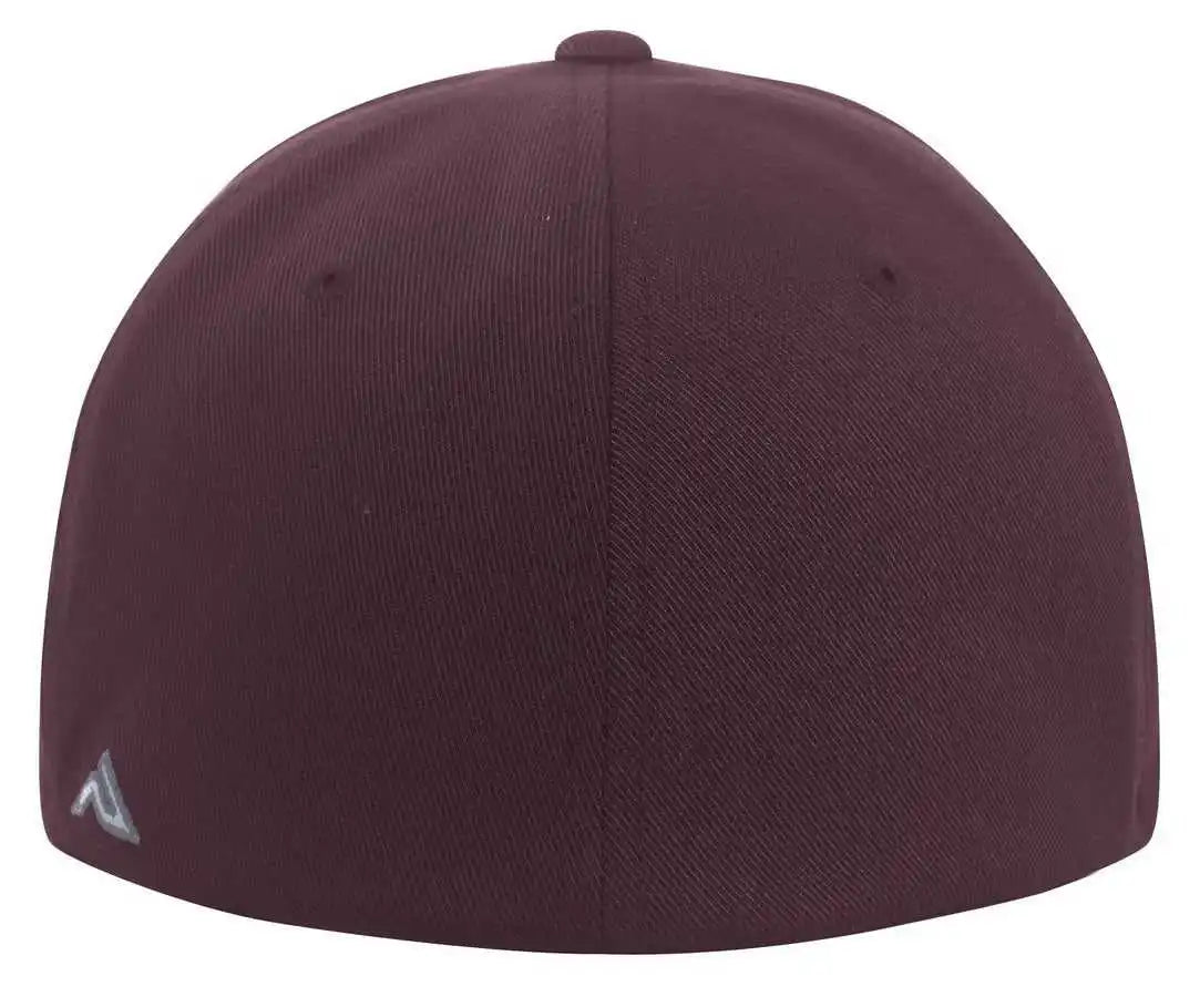 Pacific Headwear Es811 Premium A/c???????? Performance Flexfit Cap - Maroon