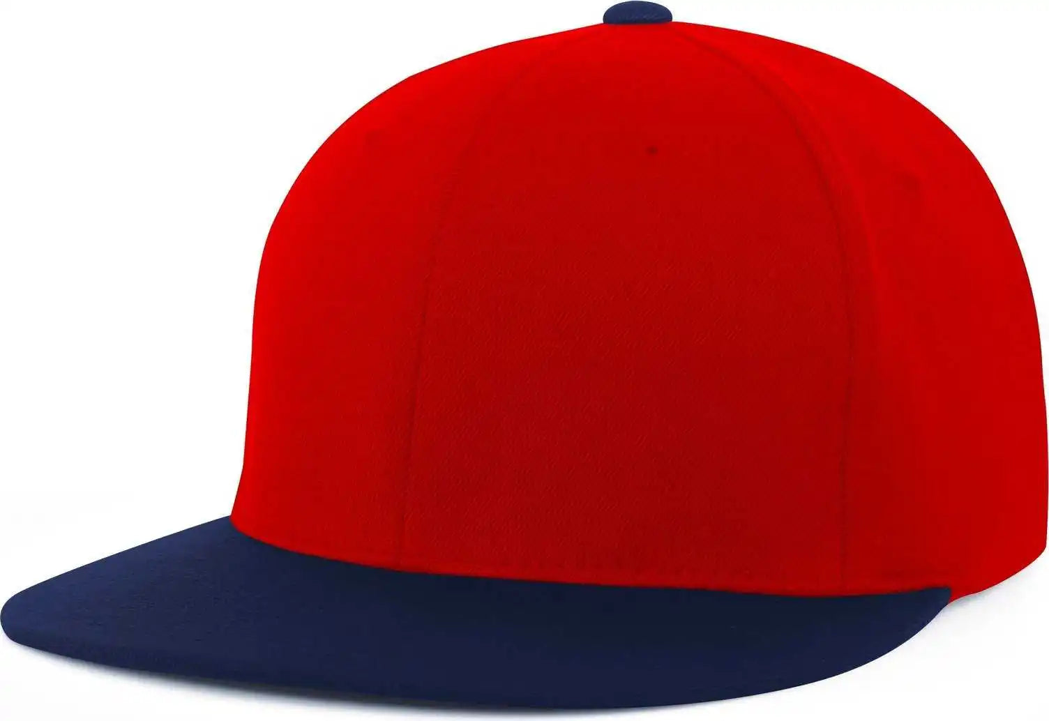 Pacific Headwear Es811 Premium A/c???????? Performance Flexfit Cap - Red Navy - 6 3/8’’ - 7/8’’
