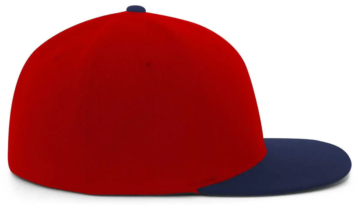 Pacific Headwear Es811 Premium A/c???????? Performance Flexfit Cap - Red Navy