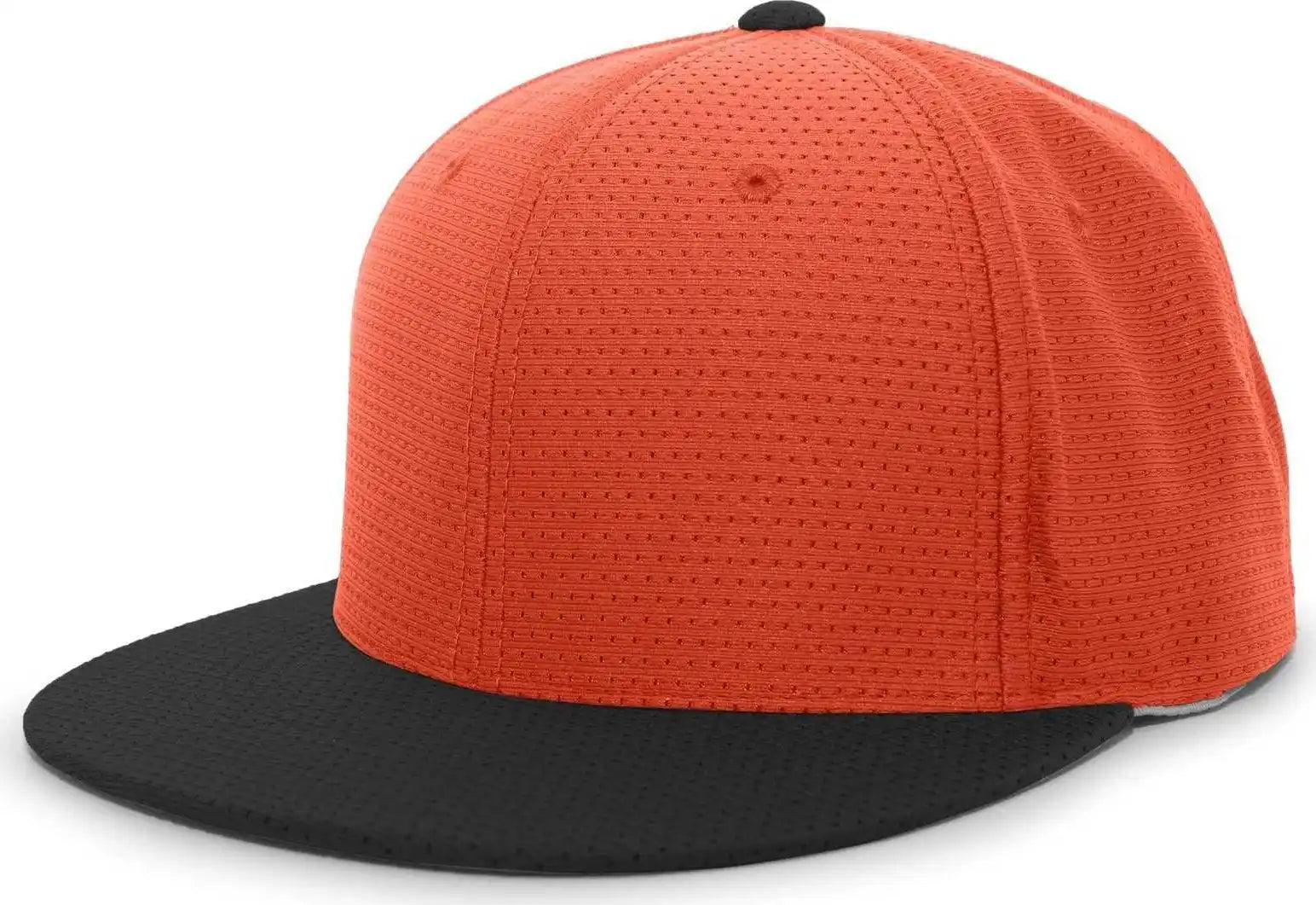 Pacific Headwear Es818 Air Jersey Performance Flexfit Cap - Orange Black - 6 3/8’’ - 7/8’’