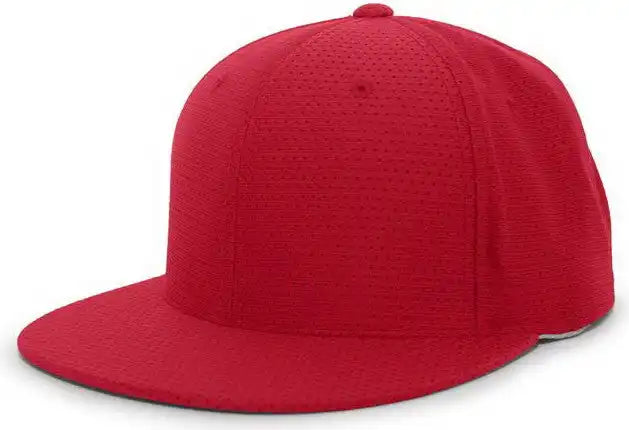 Pacific Headwear Es818 Air Jersey Performance Flexfit Cap - Red - 6 3/8’’ - 7/8’’