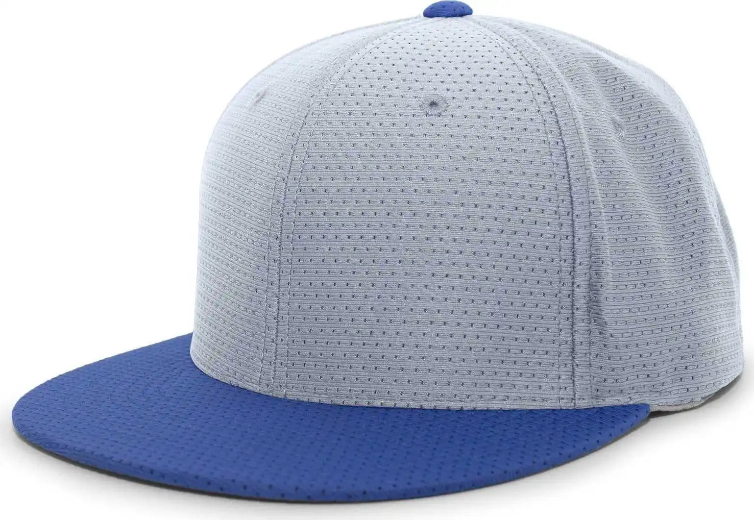 Pacific Headwear Es818 Air Jersey Performance Flexfit Cap - Silver Royal - Light Gray / 6 3/8’’ - 7/8’’